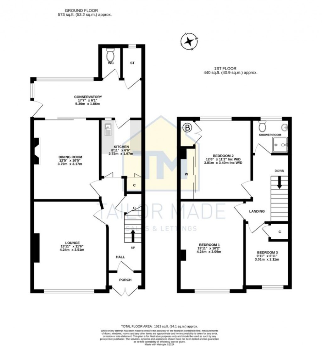 Floorplans For Winsford Avenue, Allesley Park, Coventry - Large plot & no chain