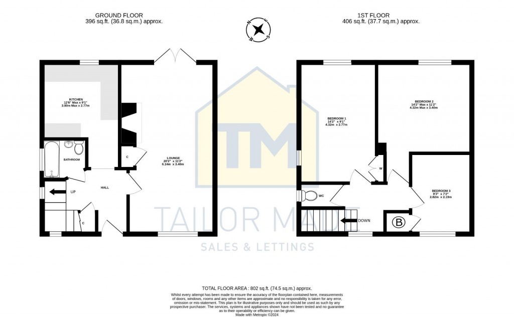 Floorplans For Bennetts Road North, Keresley End, Coventry - NO CHAIN