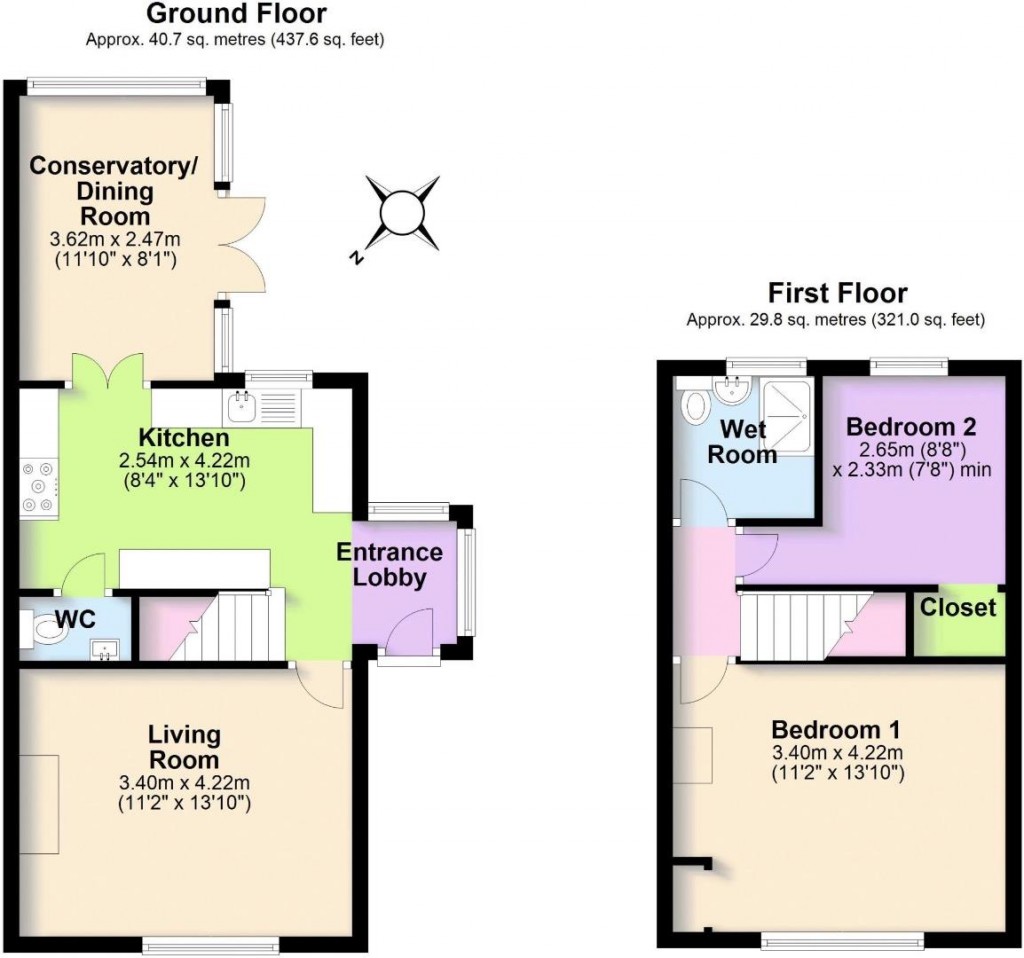 Floorplans For Rowan Grove, Potters Green, Coventry - NO CHAIN