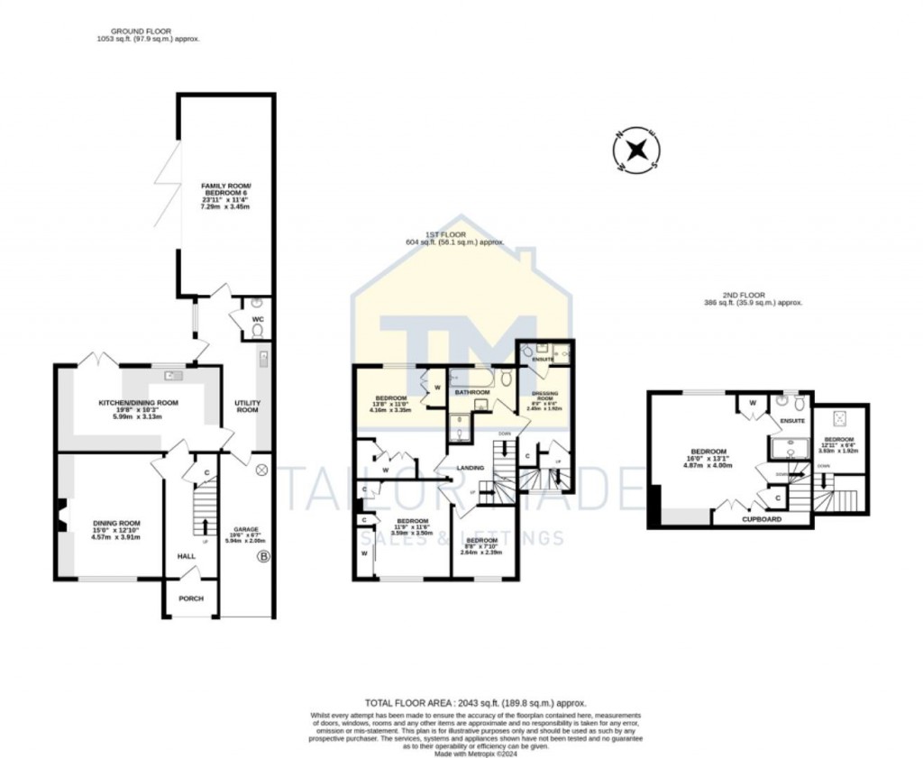 Floorplans For Drayton Crescent, Eastern Green, Coventry - LARGELY EXTENDED